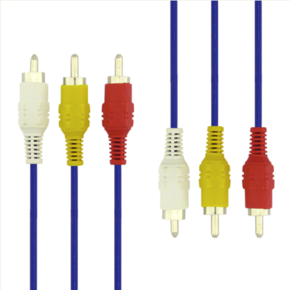 - Cable RCA Audio Video 3x3 / 10 mts.