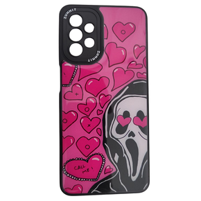 - Carcasa para Samsung A32 5G de silicona con diseño color rosa